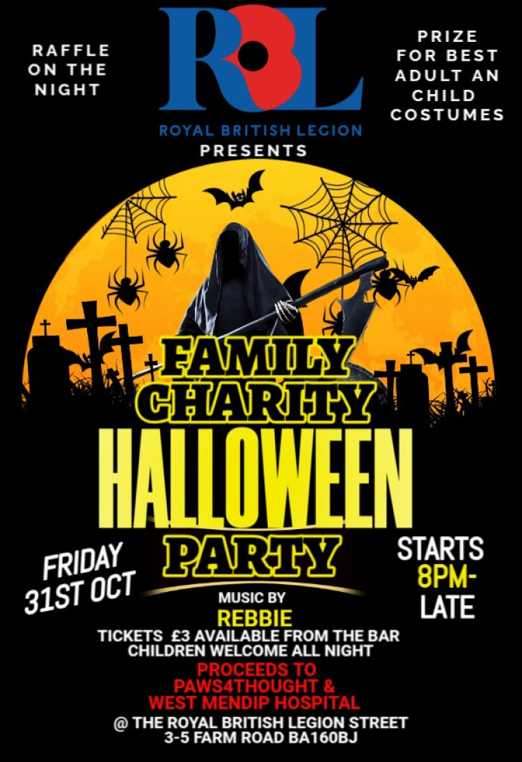 Halloween charity party Halloween charity party