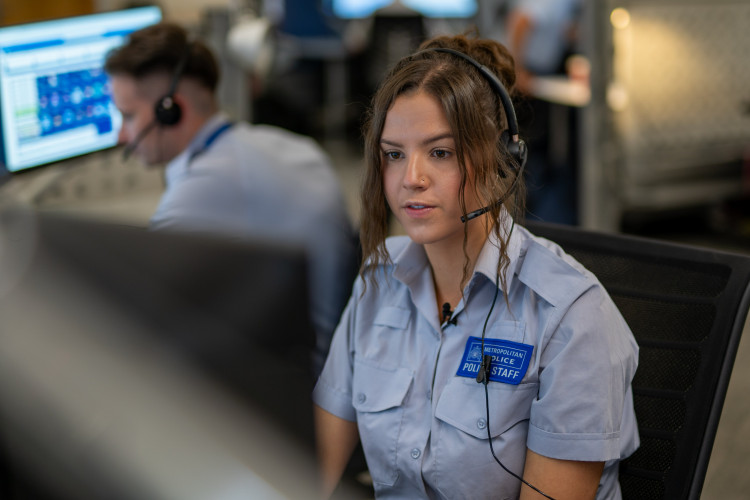 More than 140 Met Police civilian staff are being balloted for strike action on 5 November (credit: Met Police).