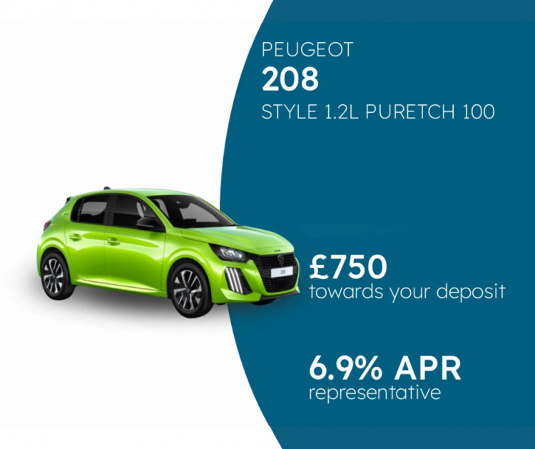 The PEUGEOT 208 is designed to impress (Image via: Swansway)