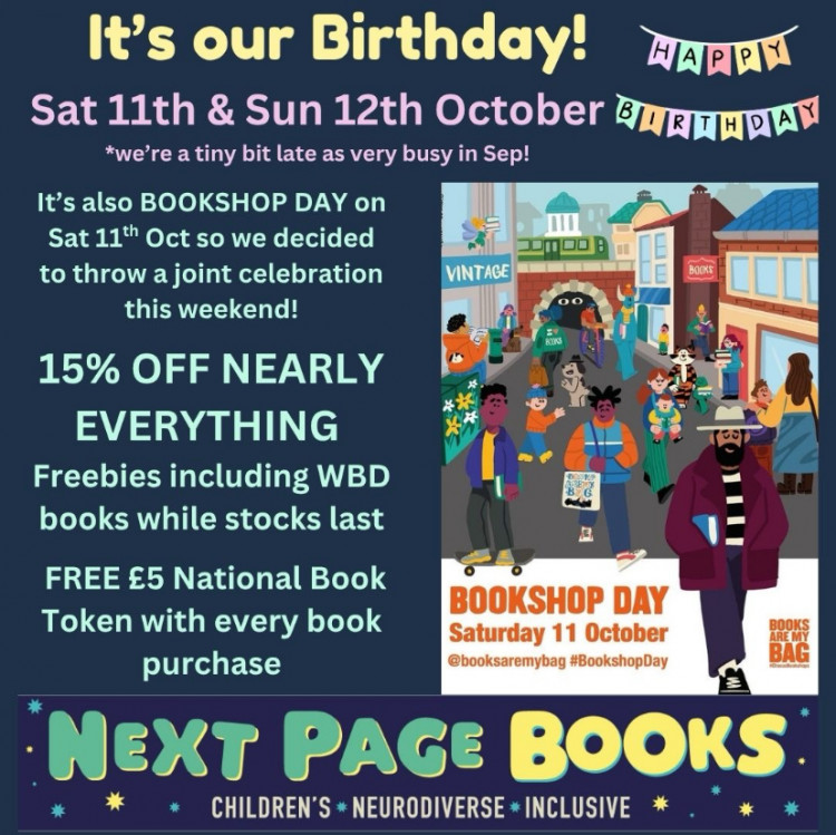 Celebrate Bookshop Day & Our Birthday this weekend Celebrate Bookshop Day & Our Birthday this weekend