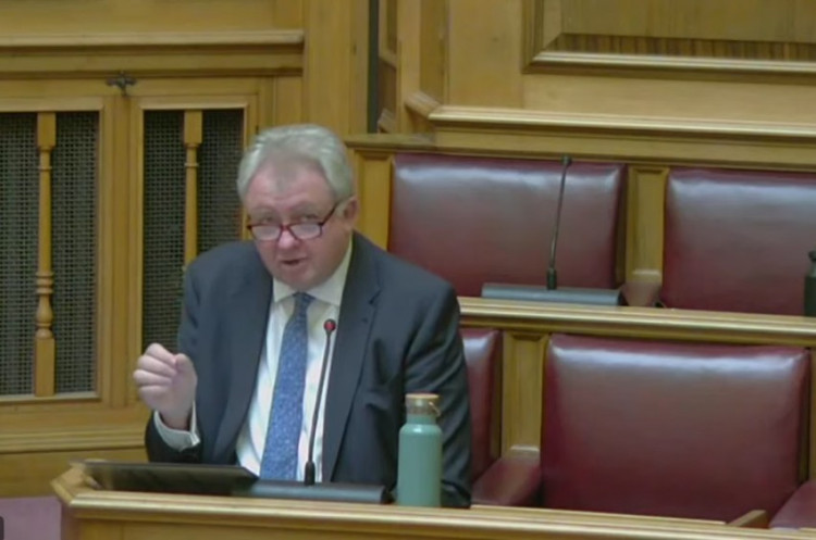 David Sidwick at Thursday’s Police and Crime Panel meeting   