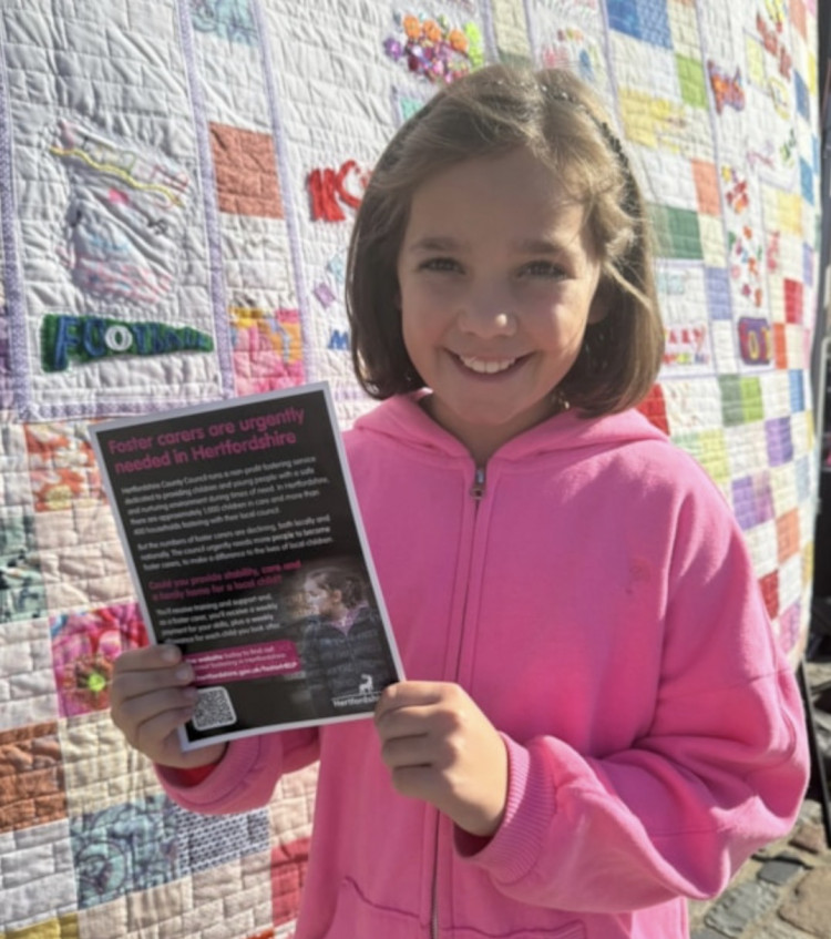 Evie helped bring the campaign’s message to life