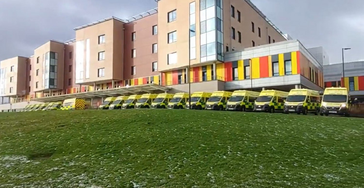 Winter pressures have hit the University Hospital of North Midlands a month early, with 50 patients with Covid occupying beds. (LDRS)