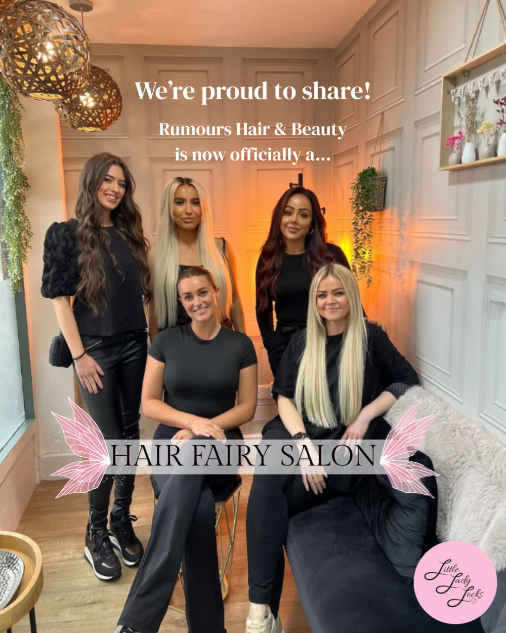 Rumours Hair and Beauty is supporting Little Lady Locks! (image supplied) Rumours Hair and Beauty is supporting Little Lady Locks! (image supplied)