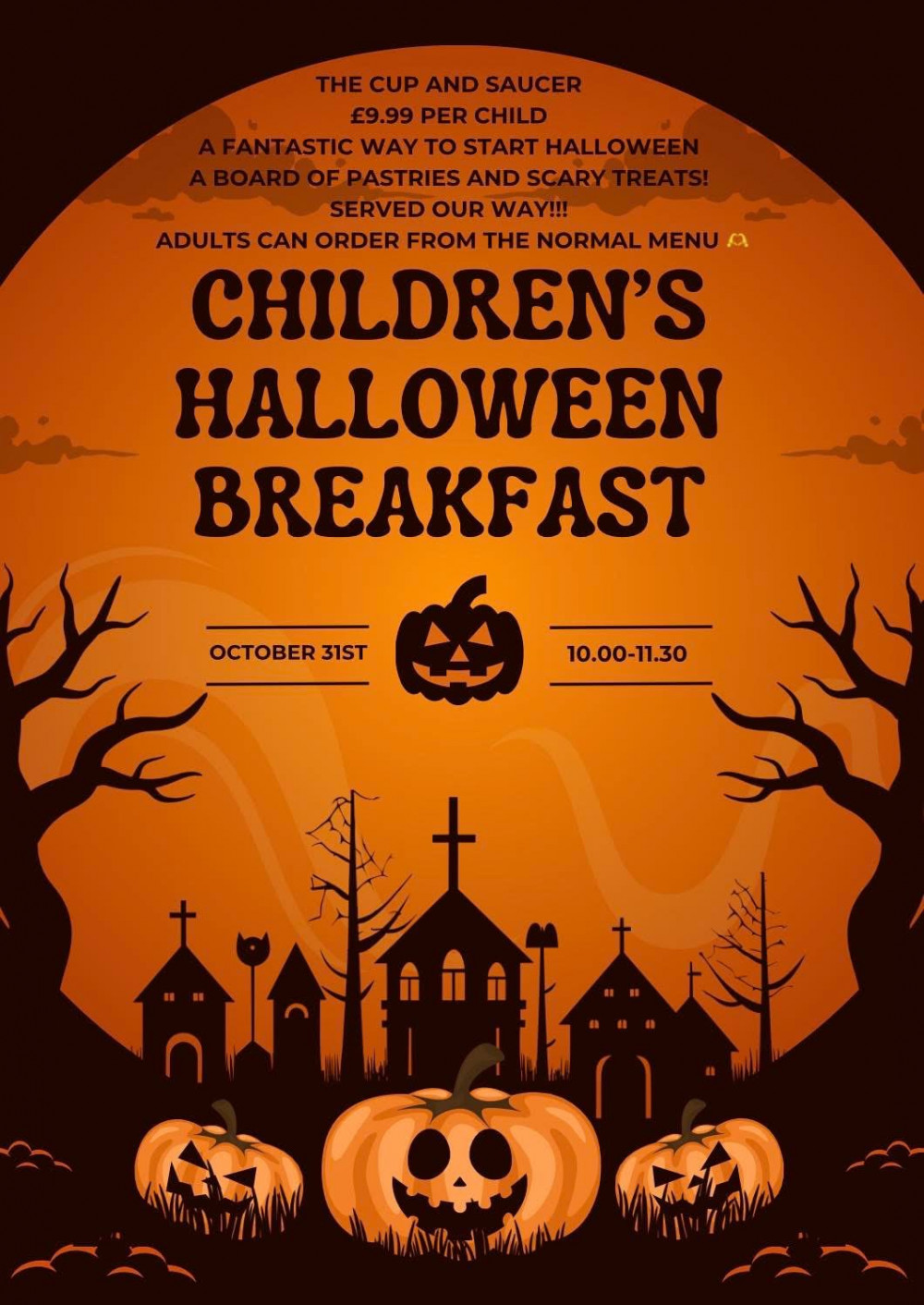 Halloween Children's breakfast Halloween Children's breakfast