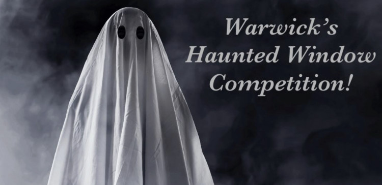 Warwick businesses prepare for Halloween with themed window displays from 22 October (image via Warwick Town Council)