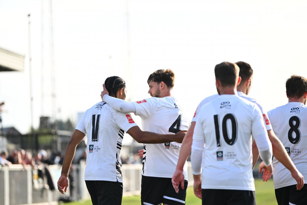 Tyler Forbes is congratulated after the opening goal. Picture by Paul Bocking. InFocus Photos. Tyler Forbes is congratulated after the opening goal. Picture by Paul Bocking. InFocus Photos.