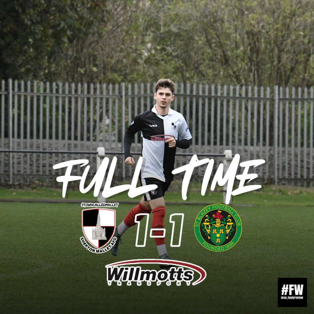 Mallet end three-match slump with 1–1 home draw against St Blazey Mallet end three-match slump with 1–1 home draw against St Blazey