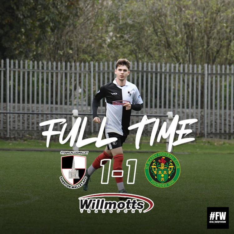 Mallet end three-match slump with 1–1 home draw against St Blazey