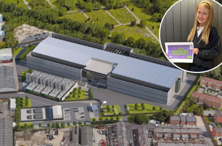 Kao Data, which is building a new data centre in Reddish, is encouraging primary school children to get involved in science and technology (Images - Kao Data)