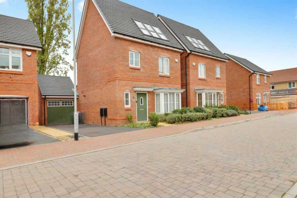 The four-bedroom house on Charles Wayte Drive, Crewe (Stephenson Browne). The four-bedroom house on Charles Wayte Drive, Crewe (Stephenson Browne).