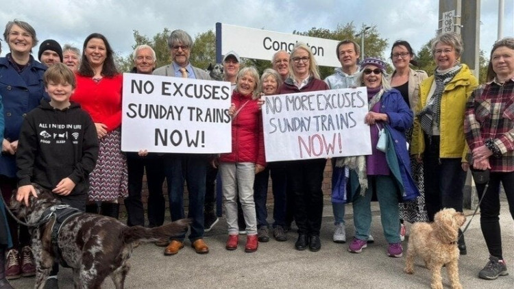 A petition has been launched calling for the reintroduction of Sunday rail services in Congleton (Credit: Change.org/Suzanne Firkin)