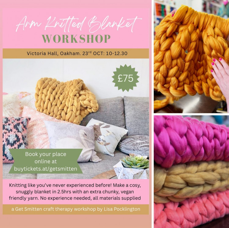 Arm Knitting Blanket Workshop Arm Knitting Blanket Workshop