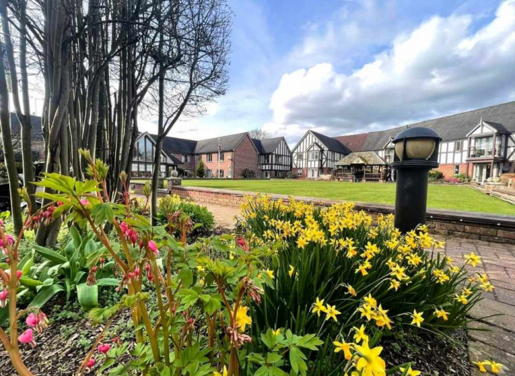 Richmond Villages Nantwich has been honoured by winning Gold in the Nantwich in Bloom Awards (Richmond Villages Nantwich).