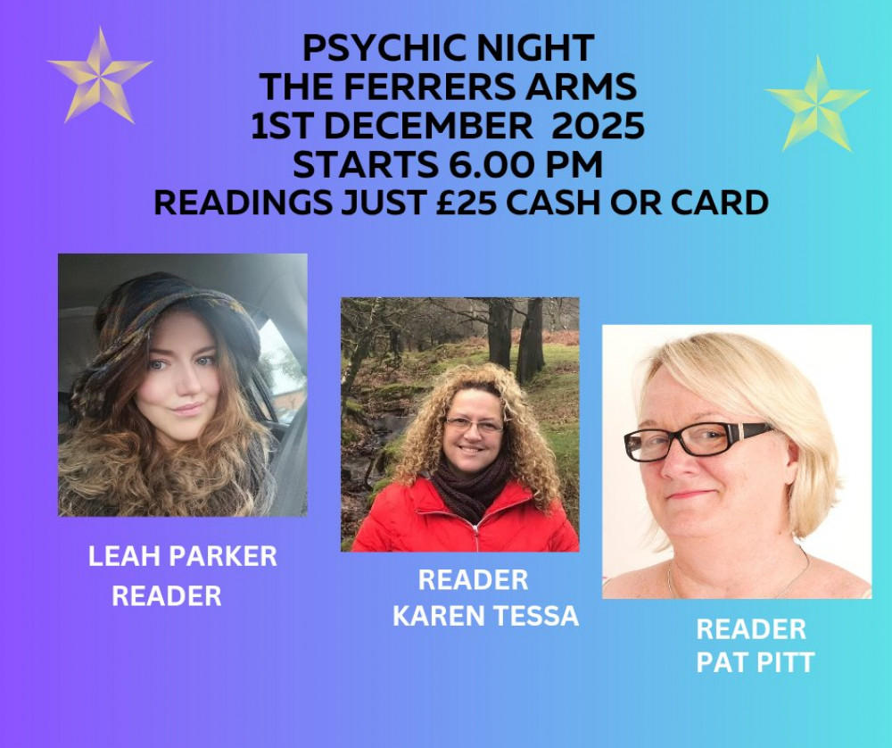 Ferrers Arms Psychic Night Ferrers Arms Psychic Night