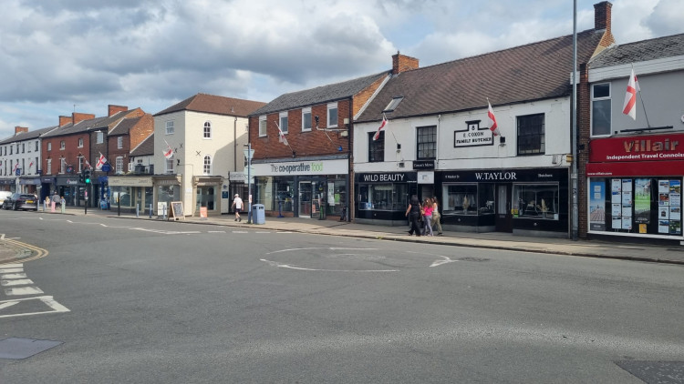 A Leicestershire MP says it's time to take down the flags from lamp posts (Photo: Grace Kennington)