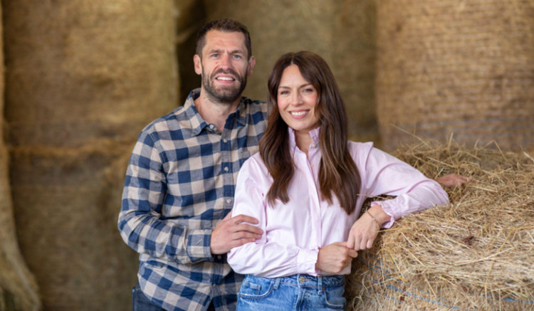 Kelvin Fletcher and his wife Liz now run a 120-acre farm in Wincle (Credit: ITV)