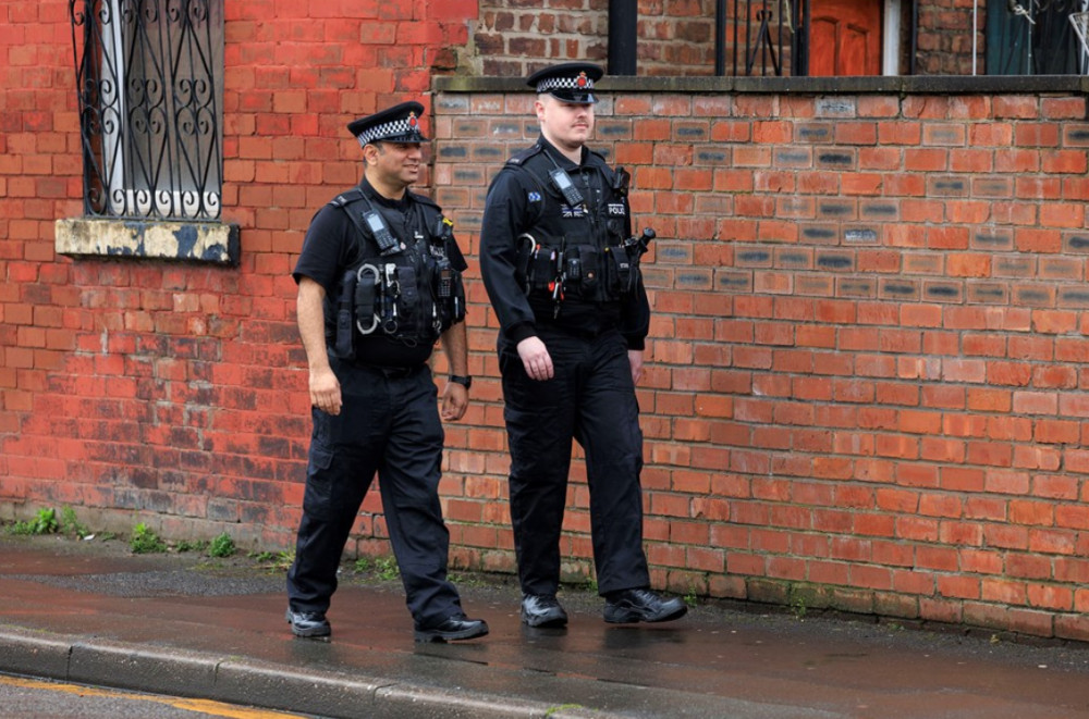 Officers from Greater Manchester Police have been carrying out increased patrols around places of worship (Image - GMP) Officers from Greater Manchester Police have been carrying out increased patrols around places of worship (Image - GMP)