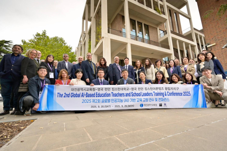 Kingston University teamed up with educators from South Korea for the conference (Image supplied)