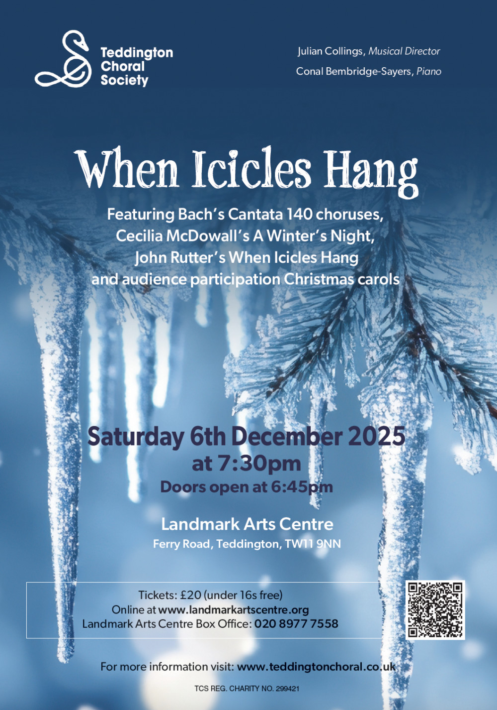 Teddington Choral Society "When Icicles Hang" Teddington Choral Society "When Icicles Hang"