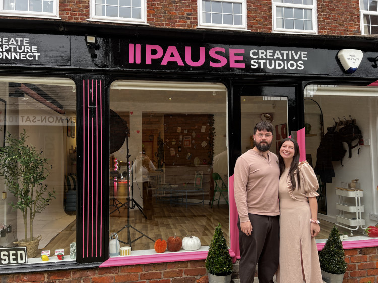 Greg Todd and Amy Ward, owners of Pause Creative Studios (Credit: Tabitha Wilkin Cortes)