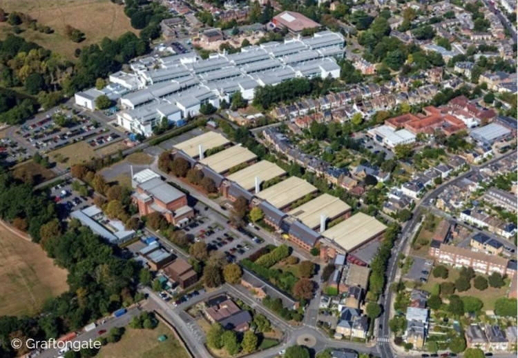 The Laboratory of Government Chemist's former site on Queens Road in Teddington (Credit: Graftongate)