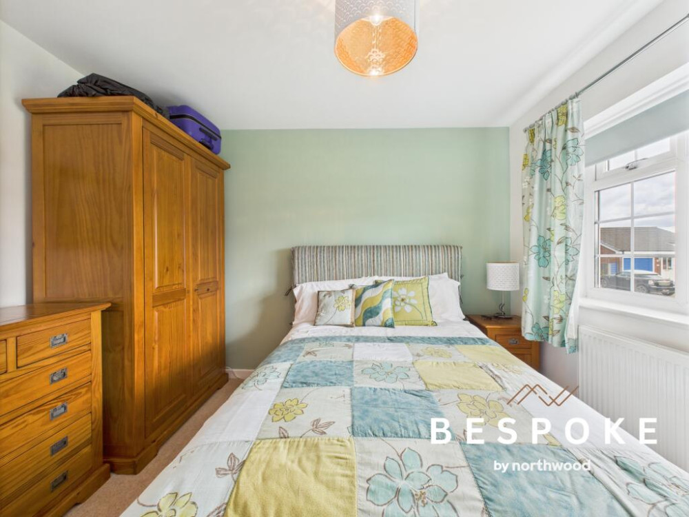 One of two bedrooms (Credit: Bespoke by Northwood) One of two bedrooms (Credit: Bespoke by Northwood)