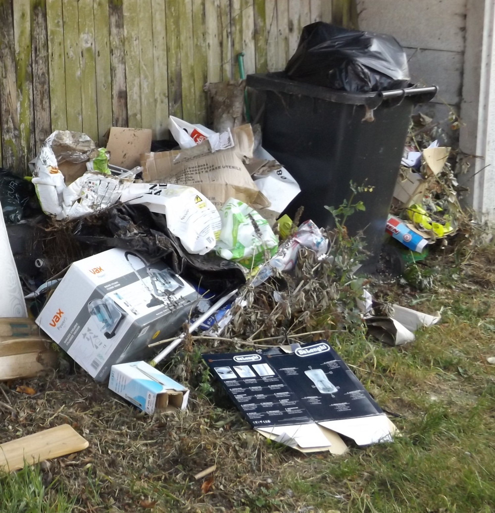 Fly-tipping costs about £200,000 a year to clear up. (Photo: Cheshire East) Fly-tipping costs about £200,000 a year to clear up. (Photo: Cheshire East)
