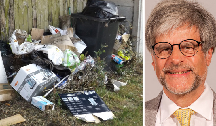 Congleton councillor Robert Douglas has addressed Cheshire East over the issue of fly-tipping (Credit: CTC)