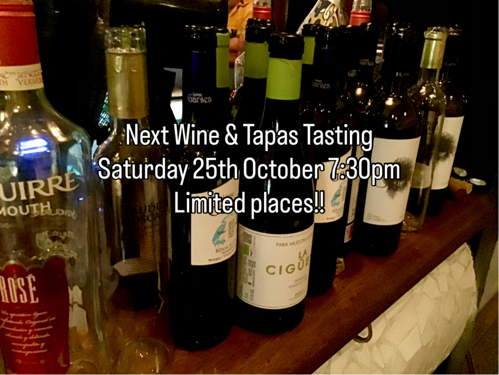 Wine & Tapas Tasting Wine & Tapas Tasting