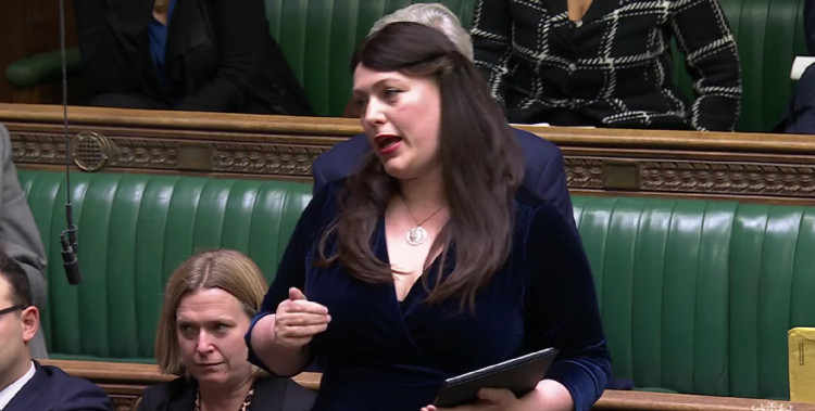 Alicia Kearns, MP for Rutland and Stamford, raised concerns about a loss of democracy with Local Government Reorganisation (Photo: Parliamentlive.tv)