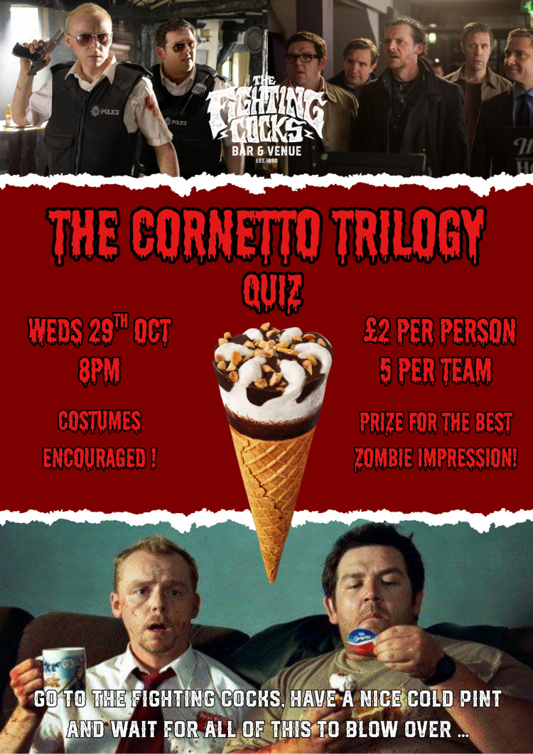 Cornetto Trilogy Pub Quiz Cornetto Trilogy Pub Quiz