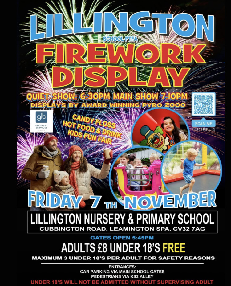 Lillington Nursery and Primary School fireworks display Lillington Nursery and Primary School fireworks display