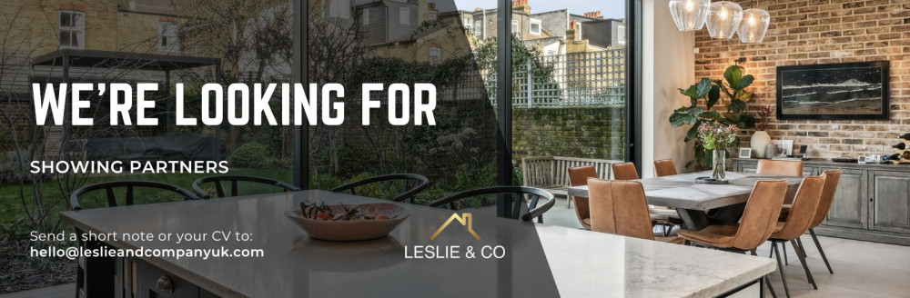 Leslie & Co is seeking a Show Partner to join its team in Ealing, London (credit: Leslie & Co). Leslie & Co is seeking a Show Partner to join its team in Ealing, London (credit: Leslie & Co).