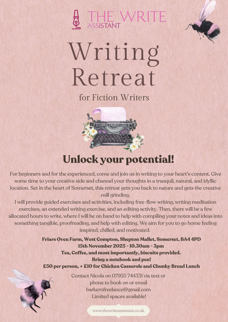 Writers Retreat with The Write Assistant  Writers Retreat with The Write Assistant