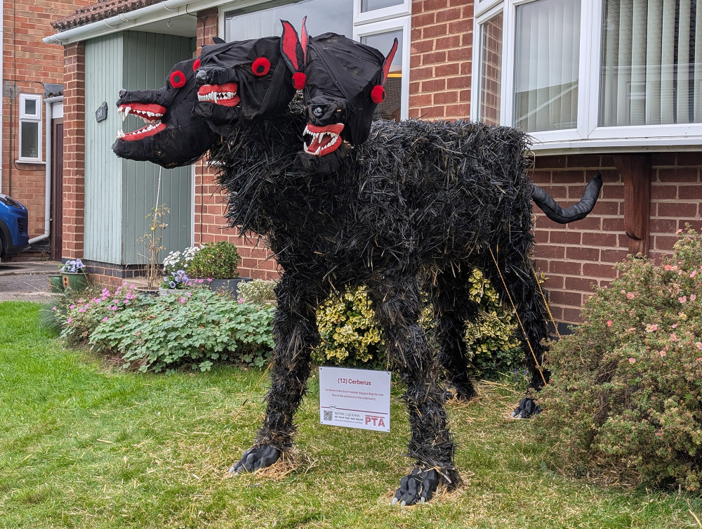 The Kenilworth scarecrow hunt runs over October half term, perfect for discovering beasts like the three headed dogCerberus ahead of Halloween The Kenilworth scarecrow hunt runs over October half term, perfect for discovering beasts like the three headed dogCerberus ahead of Halloween