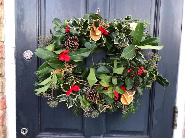 Foraged Christmas Wreaths