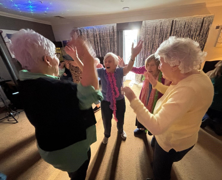 There was Strictly-style glitz and fun at Crandon Springs Care Home recently as residents, family and staff enjoyed a dementia-friendly party which got everyone dancing and feeling good.