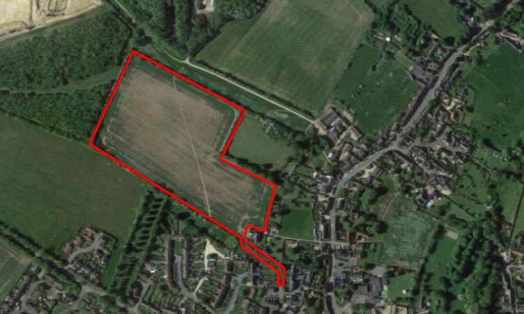 Proposed site for new development in Ketton (Photo: LDRS)