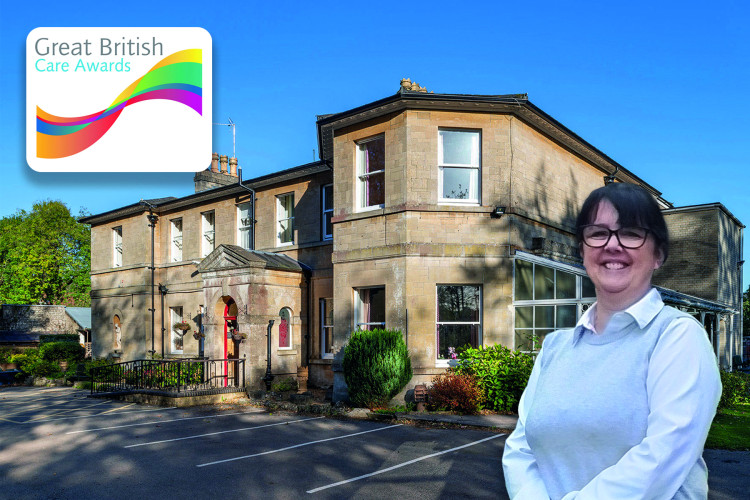 Shepton Mallet care home manager Karen Reeves is a finalist for the South West Care Home Registered Manager award at the Great British Care Awards. (Supplied) 