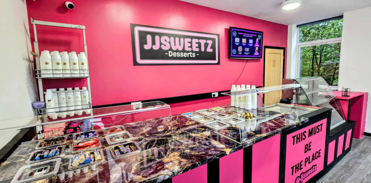 JjSweetz, 2 Market Street, opens at 12.30pm on Monday 20 October, offering bespoke cheesecakes, Matilda cakes, brownies and more in a Subway-style ordering style (Ryan Parker).