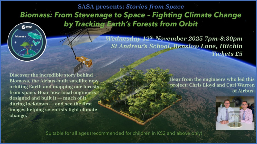 From Stevenage to Space: The Story of a Mission to Protect Earths Forests. From Stevenage to Space: The Story of a Mission to Protect Earths Forests.