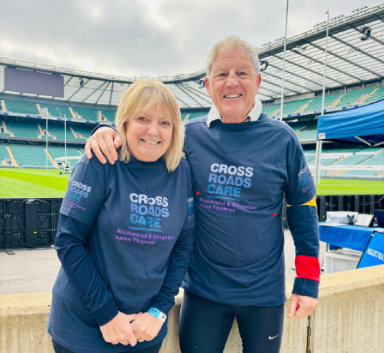 Margaret and Rob Allen took on the challenge to raise money for Crossroads Care Richmond and Kingston (Image supplied)