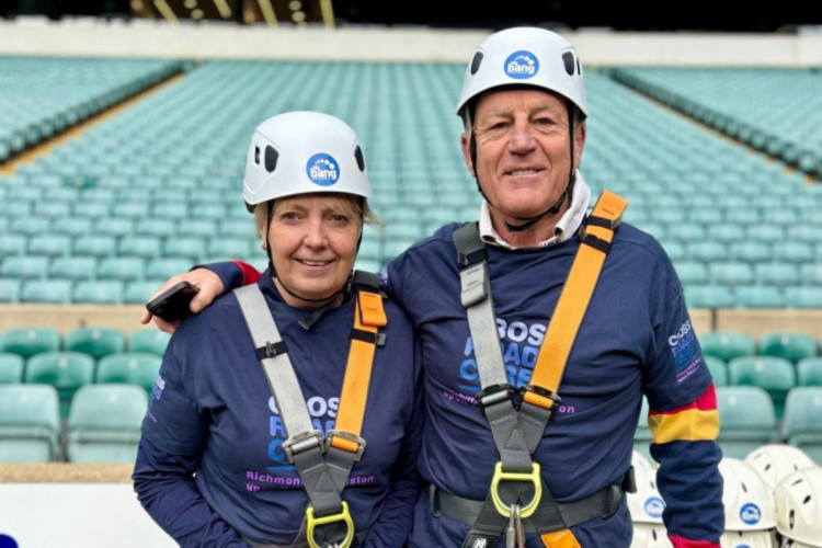 Margaret and Rob Allen took on the challenge to raise money for Crossroads Care Richmond and Kingston (Image supplied)