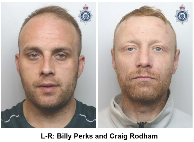 Billy Perks and Craig Rodham appeared at Chester Crown Court (Image via: Cheshire Constabulary)