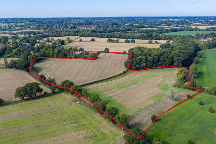 The land is along Hill Wootton Road (image via RightMove)
