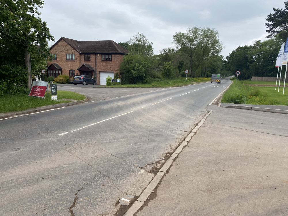 A section of Glasshouse Lane is due to be resurfaced (image by Nub News)