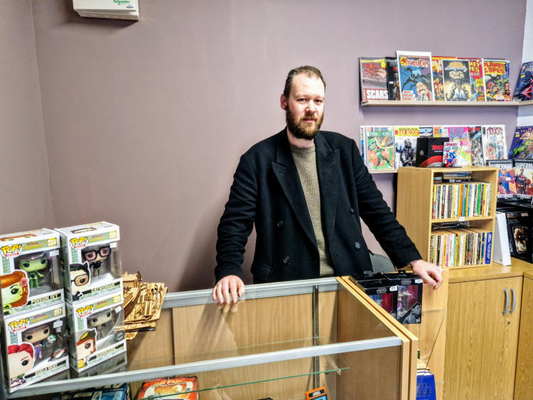 Gumshoe Comics & Collectibles owner, Peter Bruder, spoke to Nub News about his Geeky Gala event (Ryan Parker).