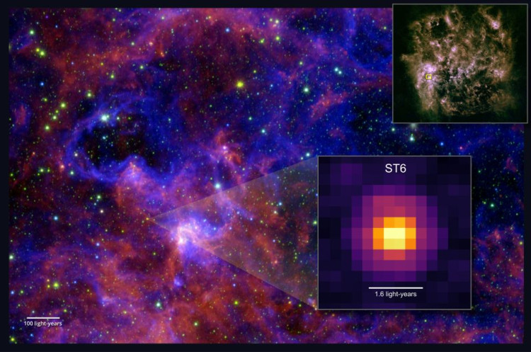 Keele University has been working with NASA (Credit: NASA/ESA/CSA/JPL-Caltech/M. Sewiło et al.)
