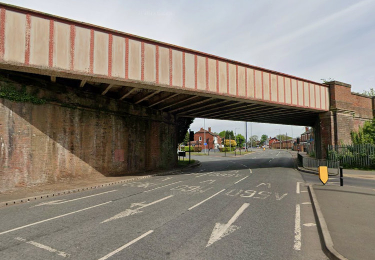 There are currently delays around Roscoe's Roundabout in Cheadle, Stockport, following an incident involving a car transporter (Image - Google Maps)